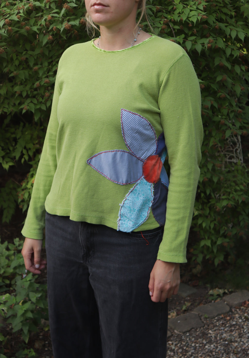 Long Sleeve Flower Shirt