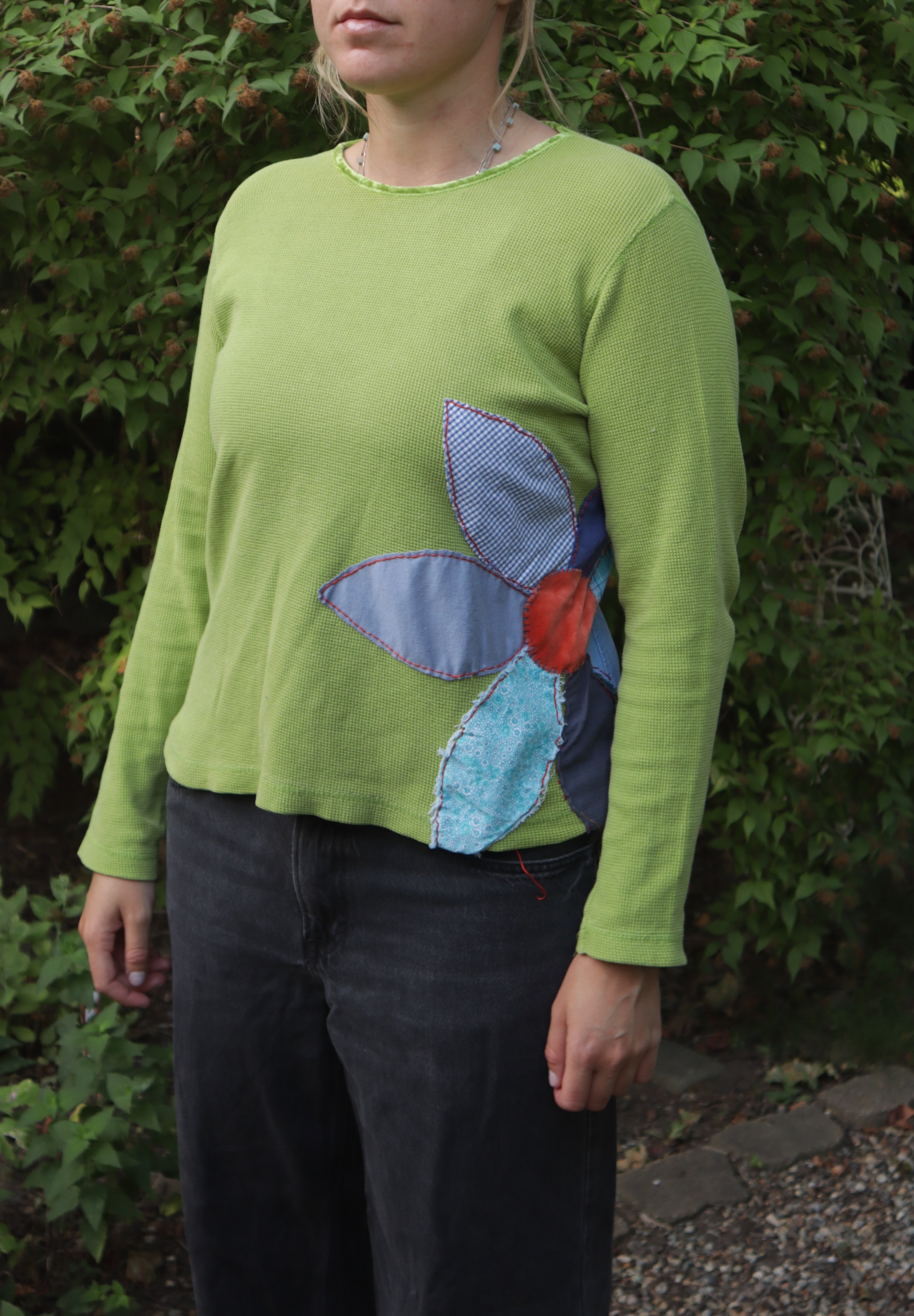 Long Sleeve Flower Shirt