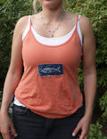 Fish Print Tank Top